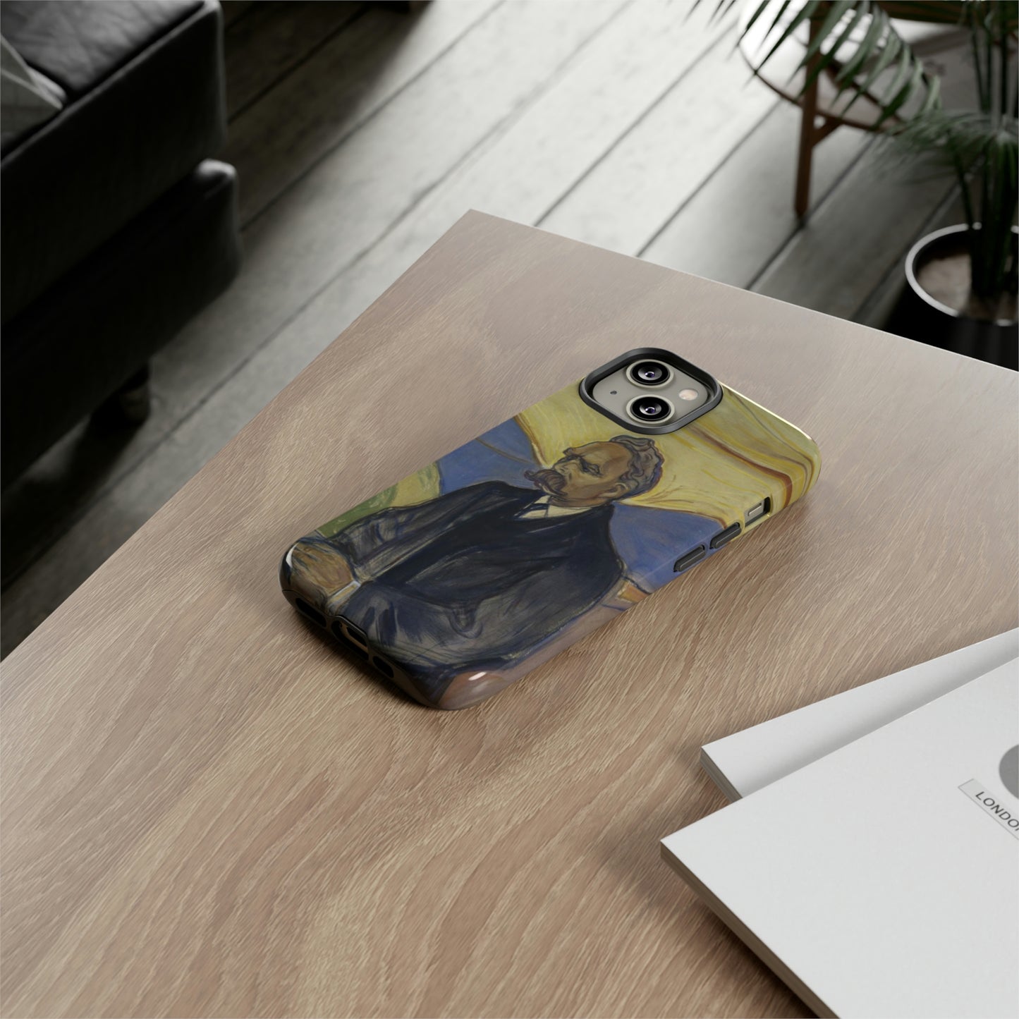 Friederich Nietzsche by Edvard Munch - Cell Phone Case