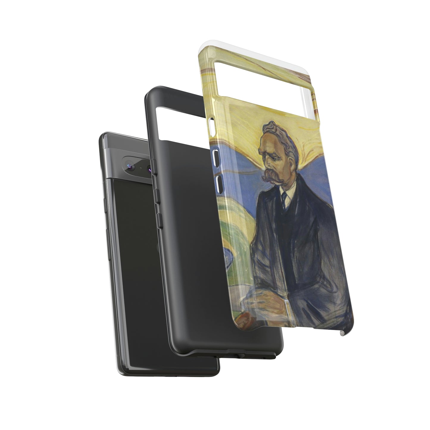 Friederich Nietzsche by Edvard Munch - Cell Phone Case