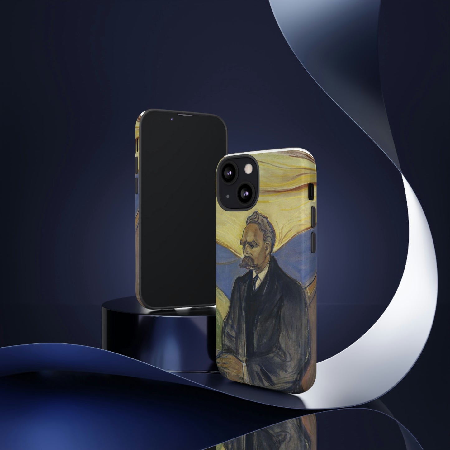 Friederich Nietzsche by Edvard Munch - Cell Phone Case