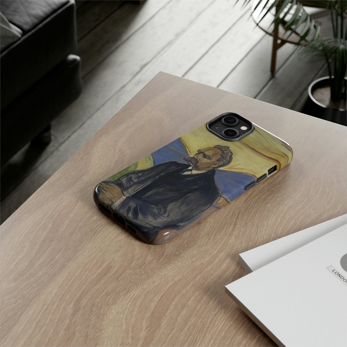 Friederich Nietzsche by Edvard Munch - Cell Phone Case