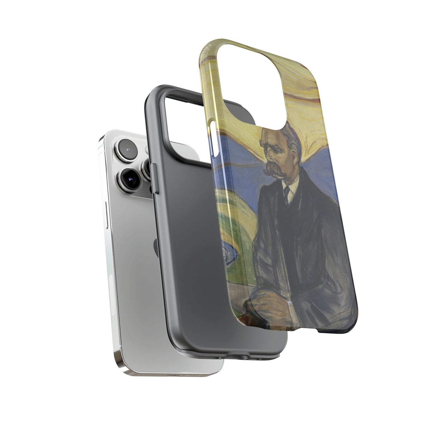 Friederich Nietzsche by Edvard Munch - Cell Phone Case