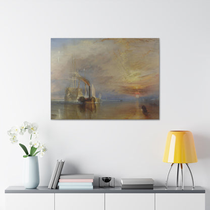 The Fighting Temeraire by JMW Turner - Canvas Print