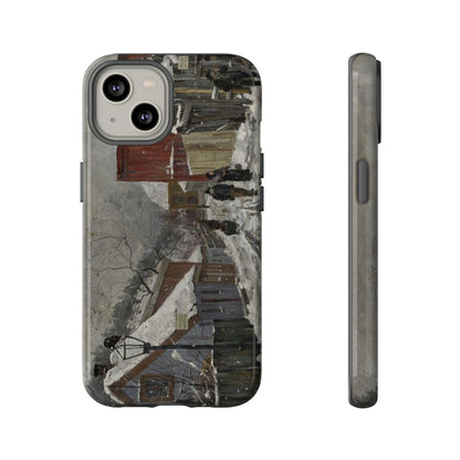 From Saxegardsgate by Edvard Munch - Cell Phone Case