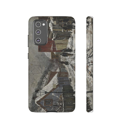 From Saxegardsgate by Edvard Munch - Cell Phone Case