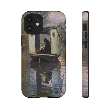 The Studio Boat by Claude Monet - Cell Phone Case