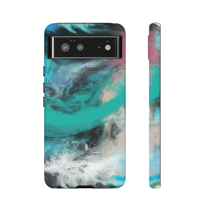 Troubled Sea AI generated - Cell Phone Case