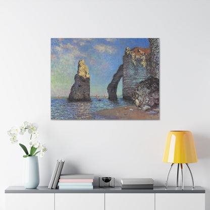 The Cliffs at Etretat by Claude Monet - Canvas Print