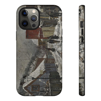 From Saxegardsgate by Edvard Munch - Cell Phone Case