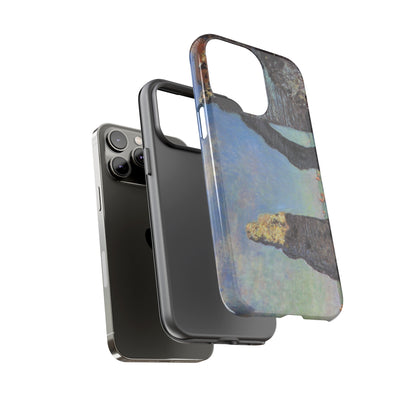 The Cliffs at Etretat by Claude Monet - Cell Phone Case