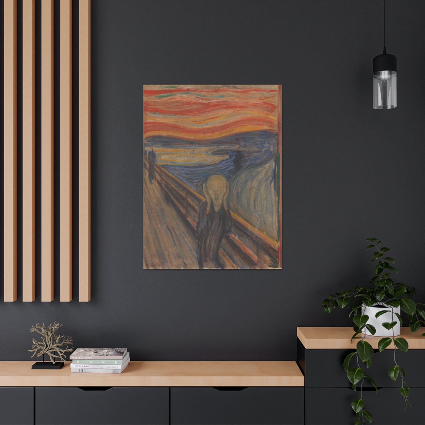 The Scream by Edvard Munch - Canvas Print