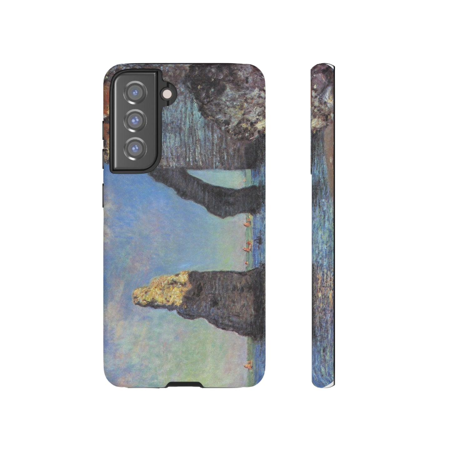 The Cliffs at Etretat by Claude Monet - Cell Phone Case