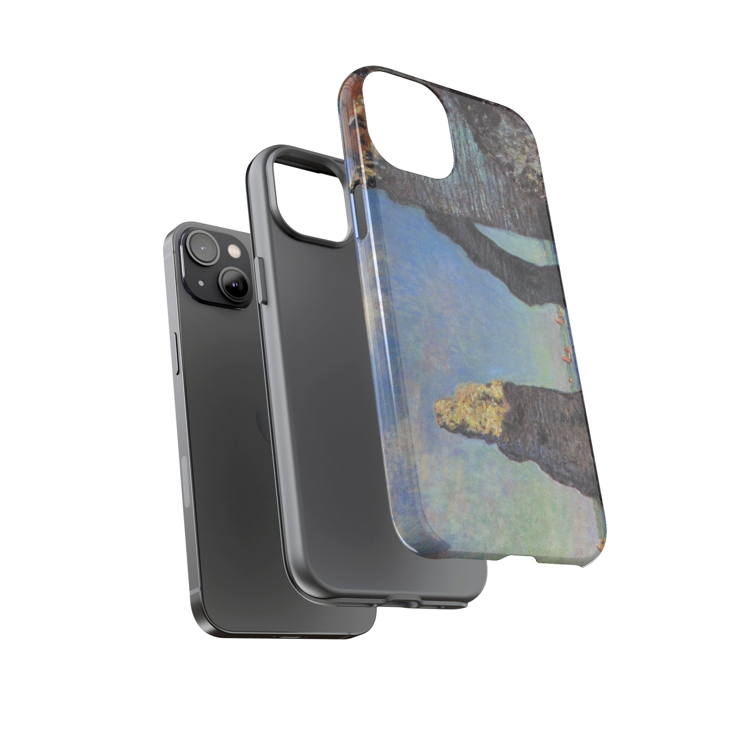 The Cliffs at Etretat by Claude Monet - Cell Phone Case