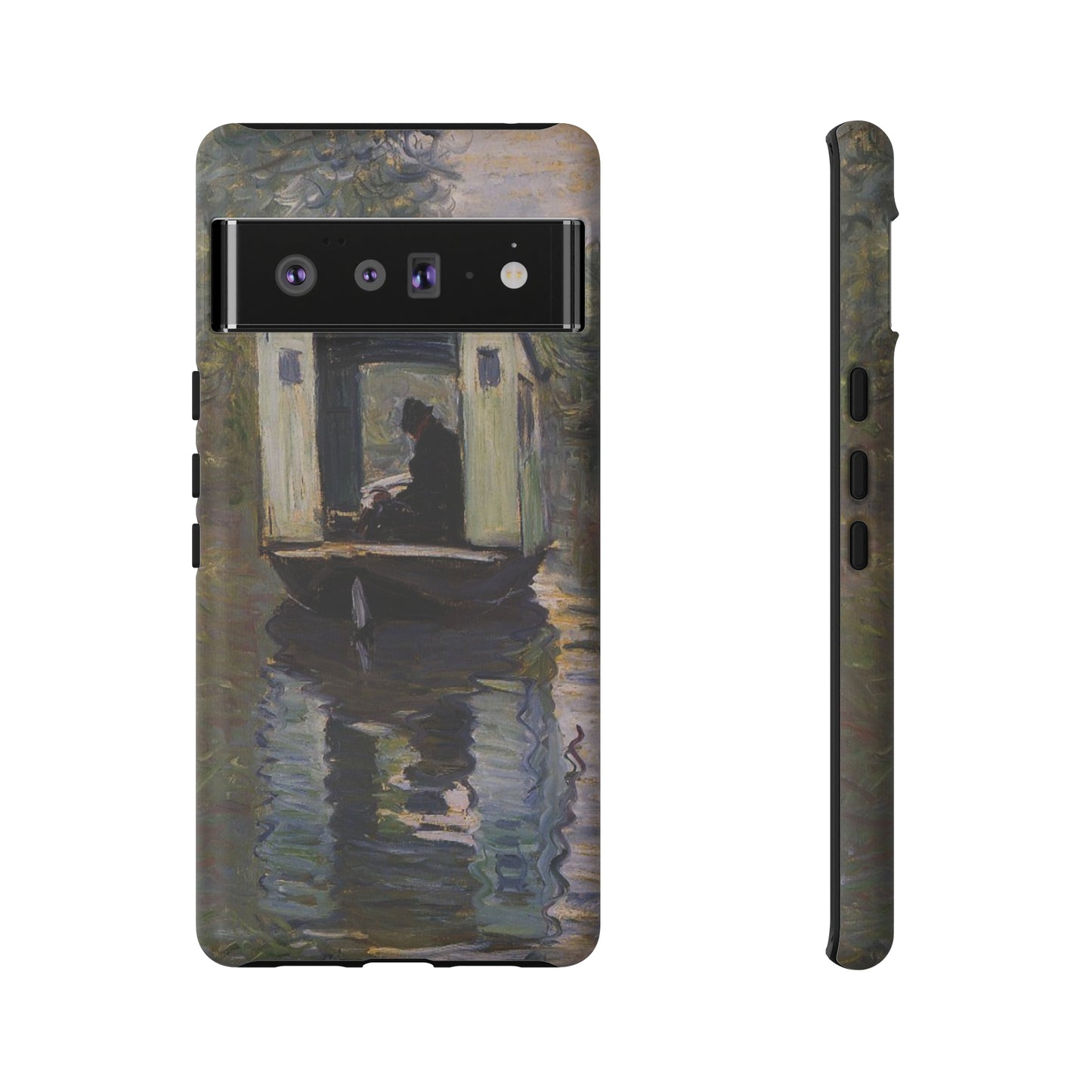 The Studio Boat by Claude Monet - Cell Phone Case