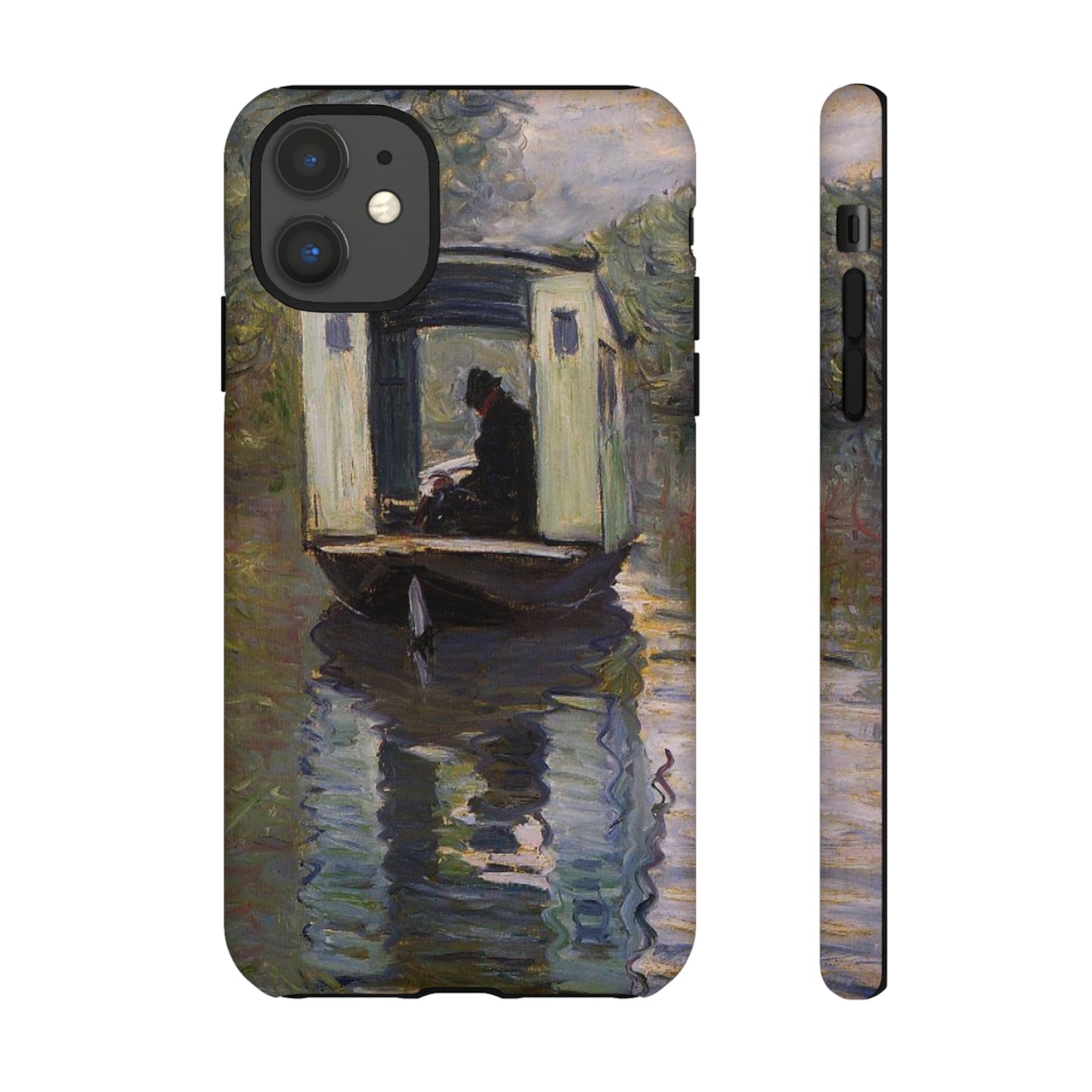 The Studio Boat by Claude Monet - Cell Phone Case