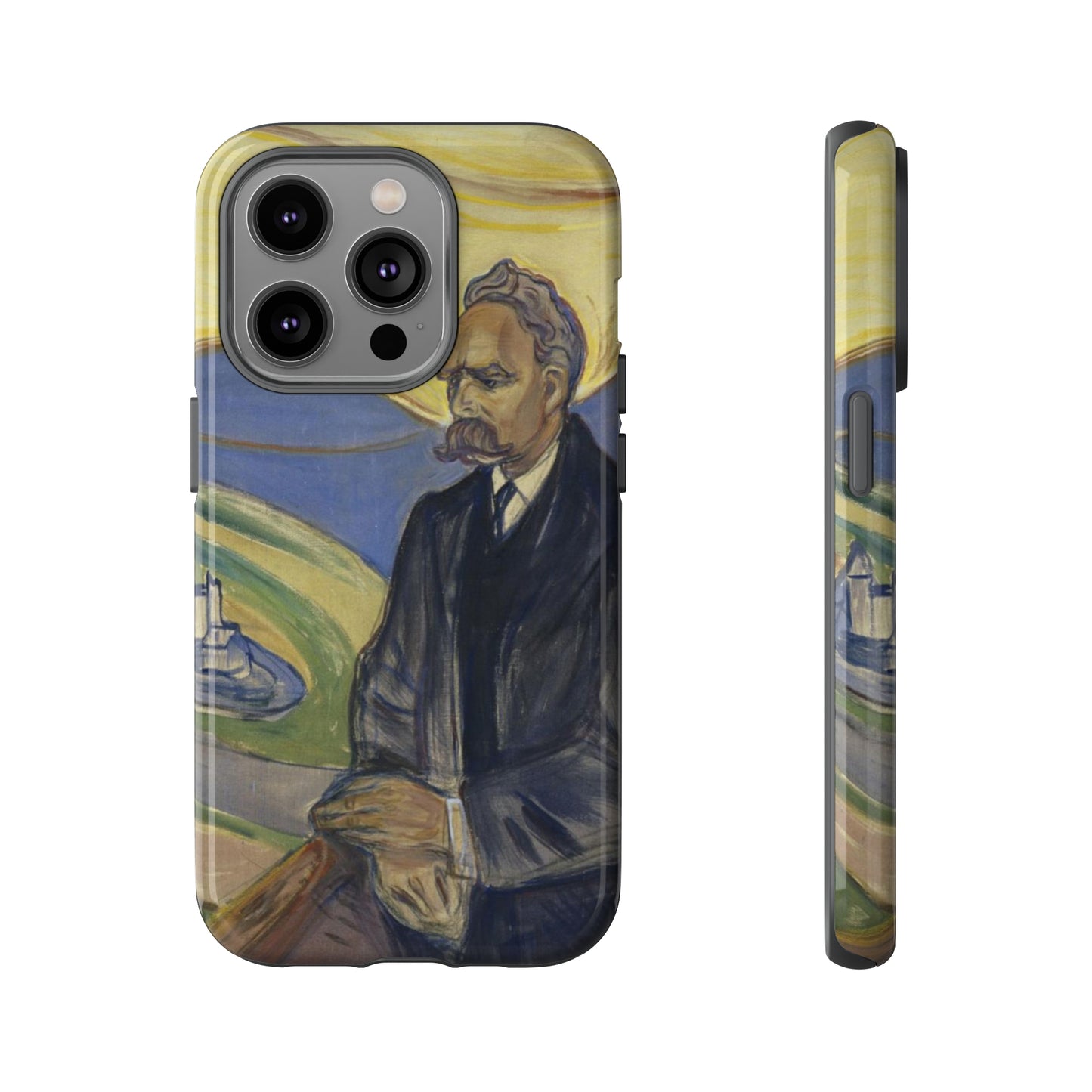 Friederich Nietzsche by Edvard Munch - Cell Phone Case