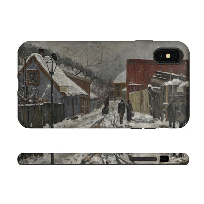 From Saxegardsgate by Edvard Munch - Cell Phone Case