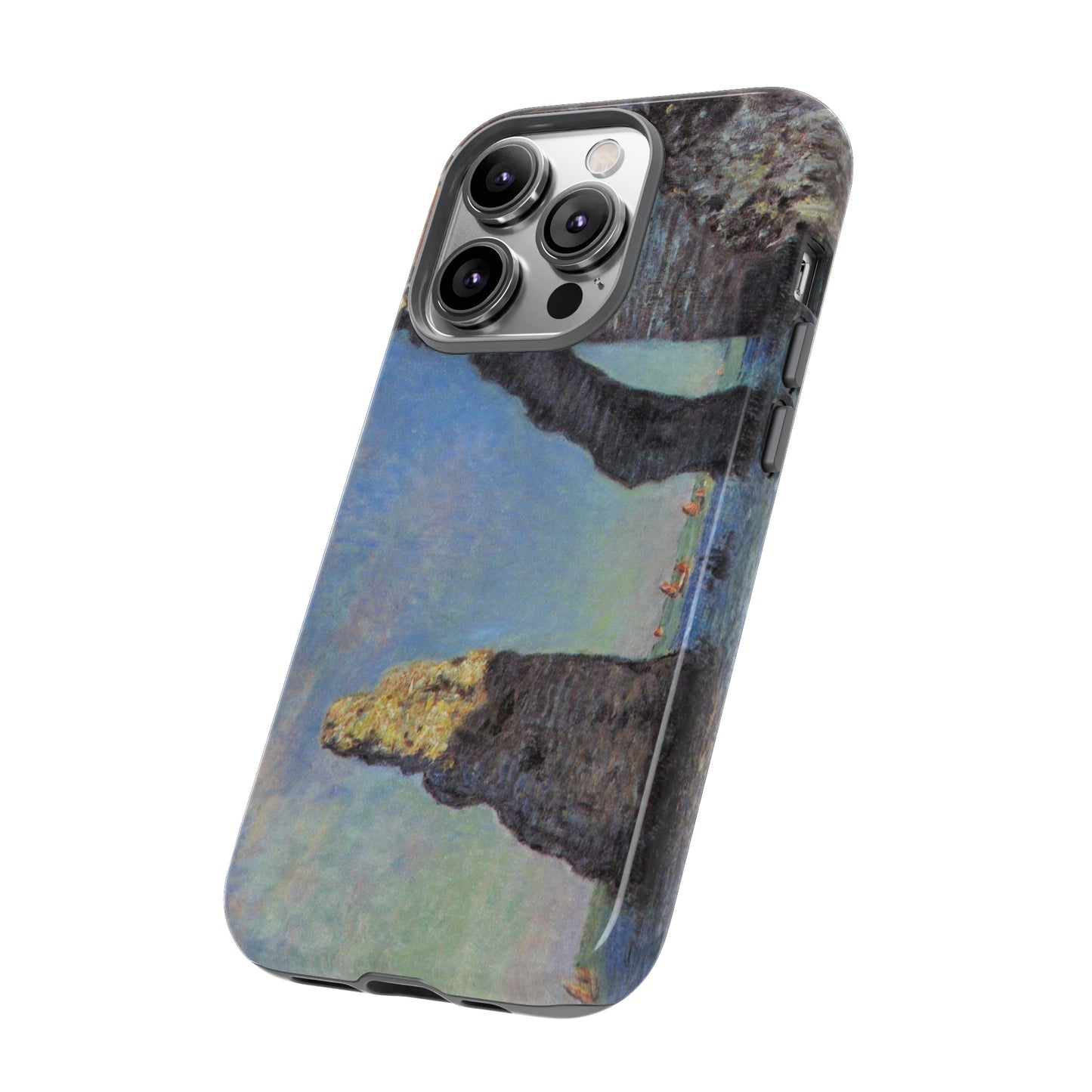 The Cliffs at Etretat by Claude Monet - Cell Phone Case