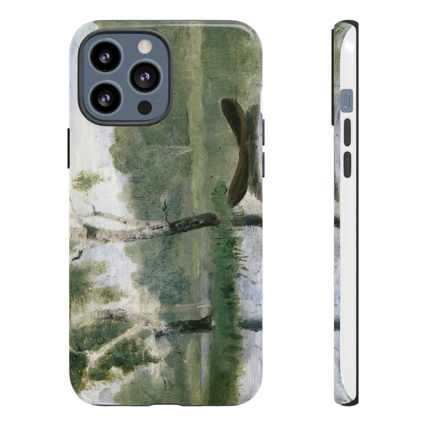 Small Lake with Boat by Edvard Munch - Cell Phone Case