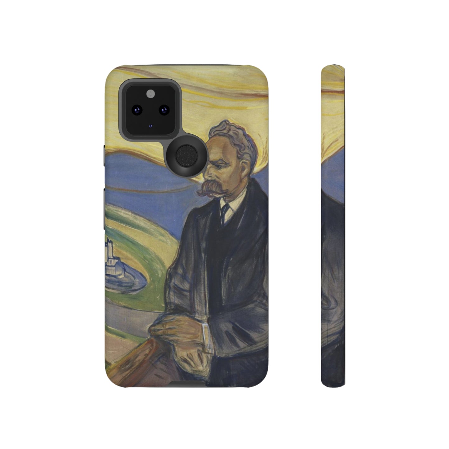 Friederich Nietzsche by Edvard Munch - Cell Phone Case