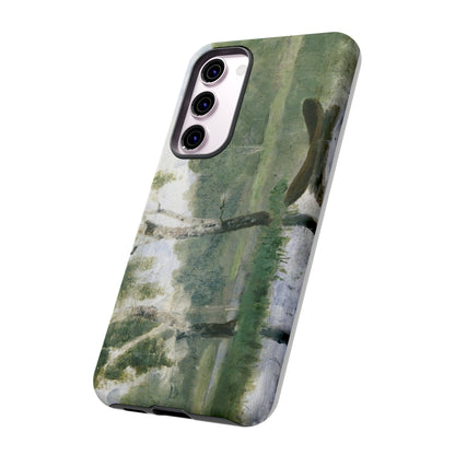 Small Lake with Boat by Edvard Munch - Cell Phone Case