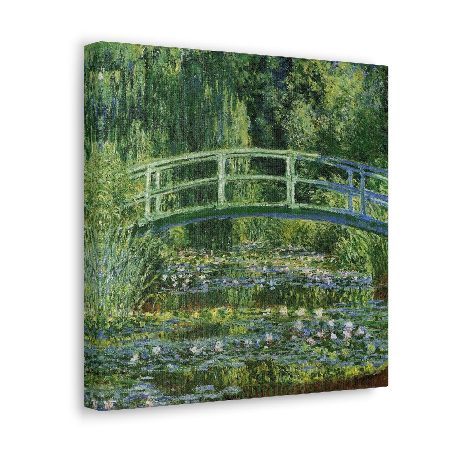 Water Lilies and Japanese Bridge by Claude Monet - Canvas Print