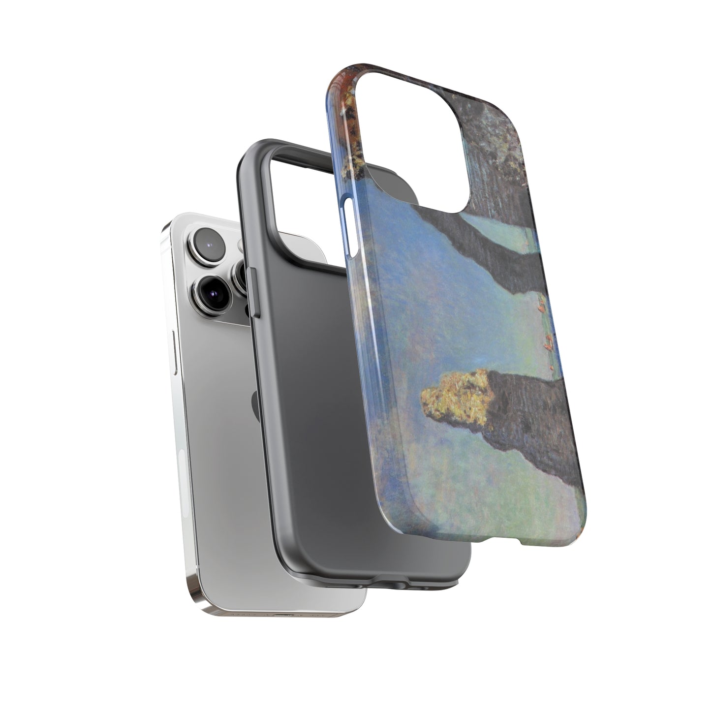 The Cliffs at Etretat by Claude Monet - Cell Phone Case