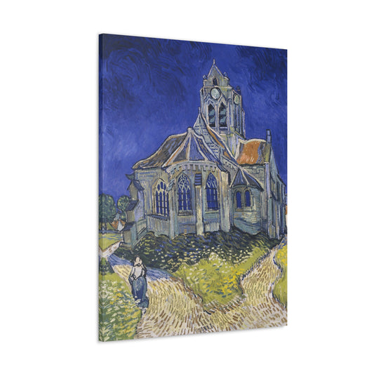 The Church in Auvers sur Oise by Vincent Van Gogh - Canvas Print