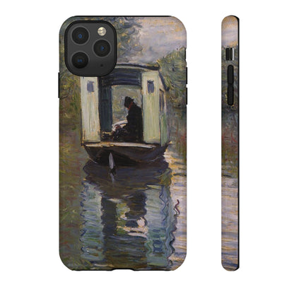 The Studio Boat by Claude Monet - Cell Phone Case