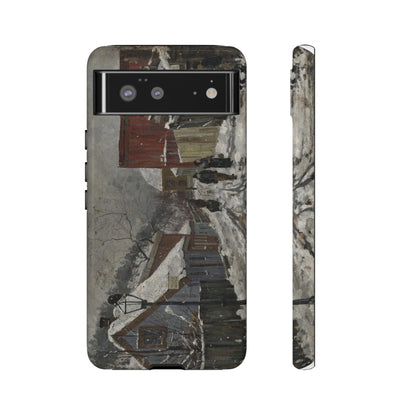 From Saxegardsgate by Edvard Munch - Cell Phone Case