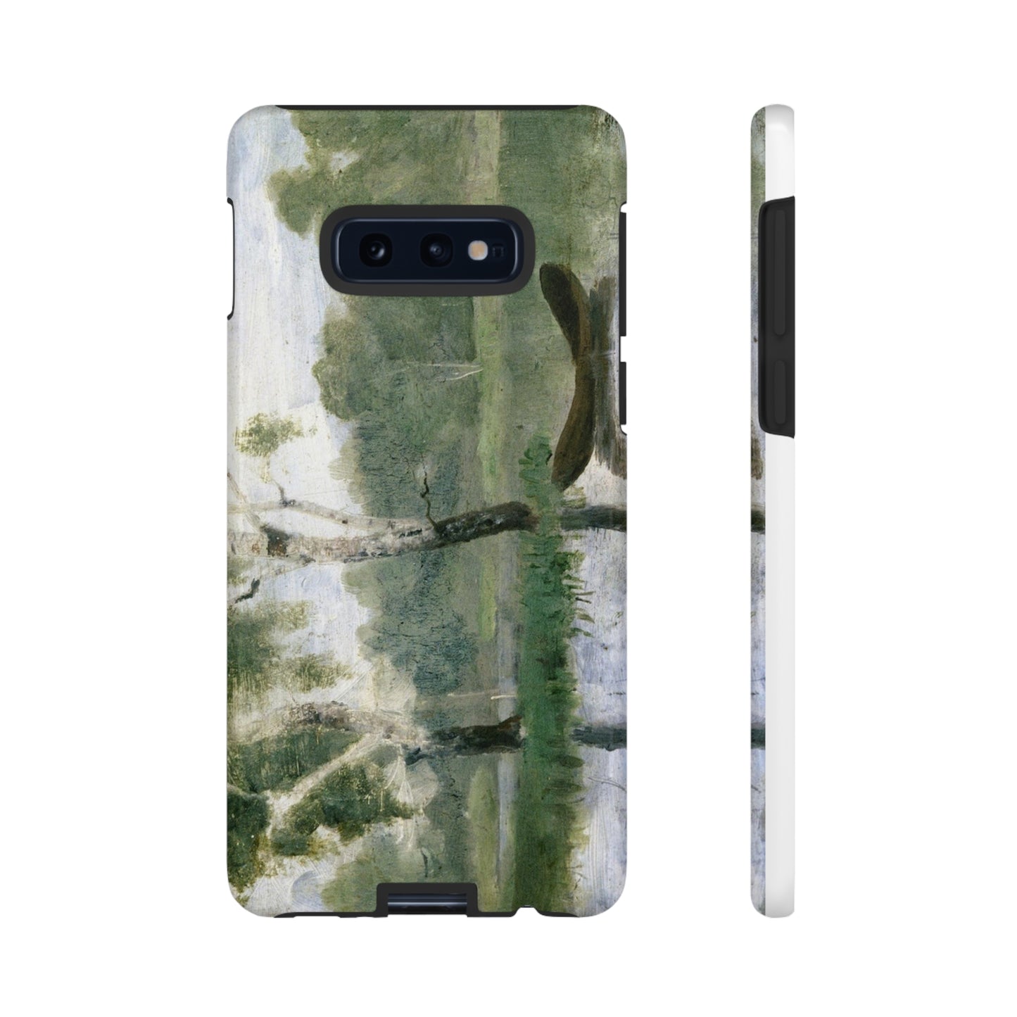 Small Lake with Boat by Edvard Munch - Cell Phone Case