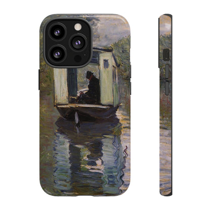 The Studio Boat by Claude Monet - Cell Phone Case