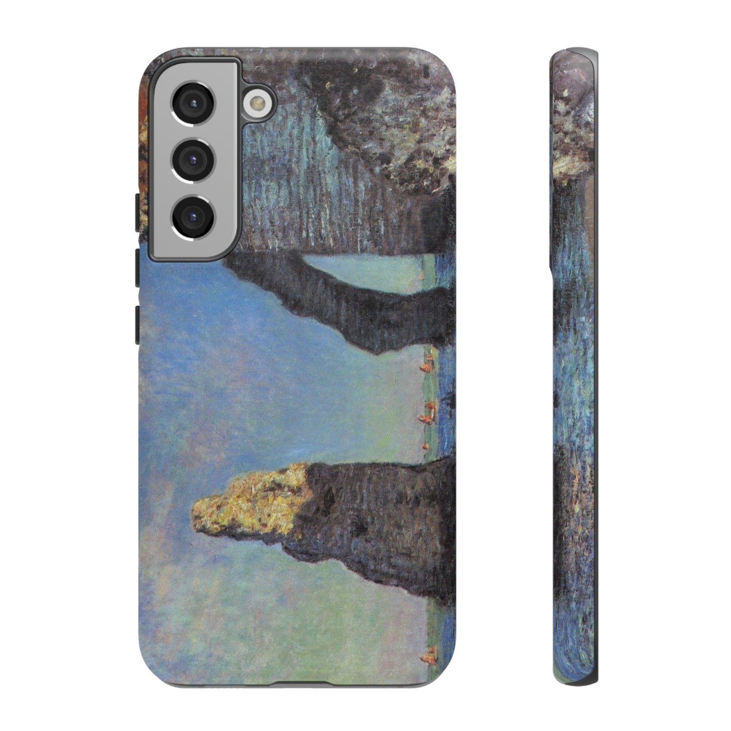 The Cliffs at Etretat by Claude Monet - Cell Phone Case