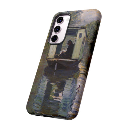 The Studio Boat by Claude Monet - Cell Phone Case