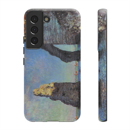 The Cliffs at Etretat by Claude Monet - Cell Phone Case