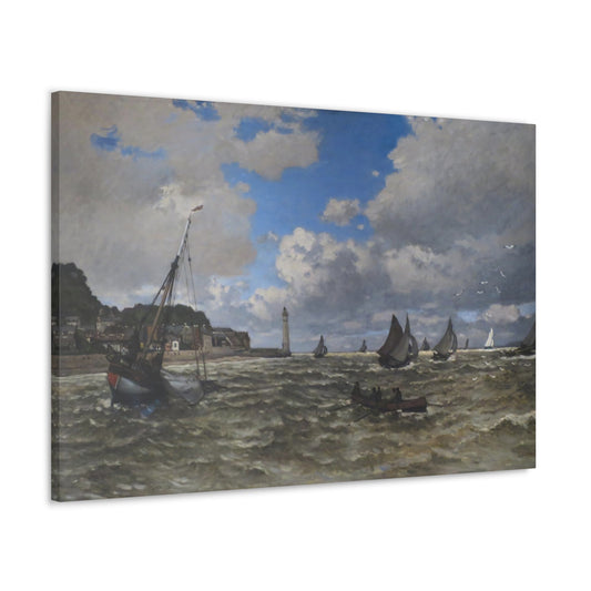 The Mouth of the Seine by Claude Monet - Canvas Print