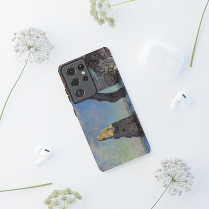 The Cliffs at Etretat by Claude Monet - Cell Phone Case