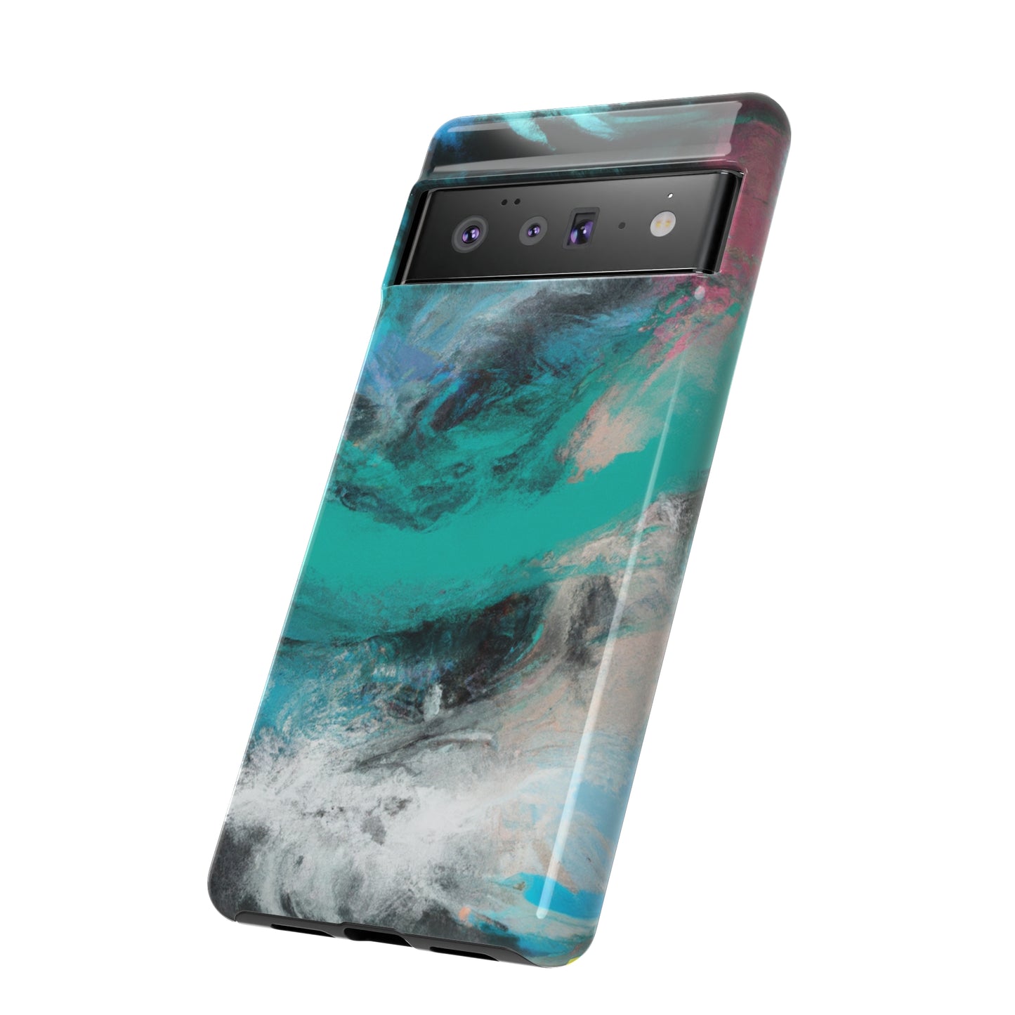 Troubled Sea AI generated - Cell Phone Case