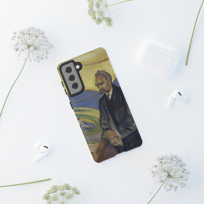 Friederich Nietzsche by Edvard Munch - Cell Phone Case