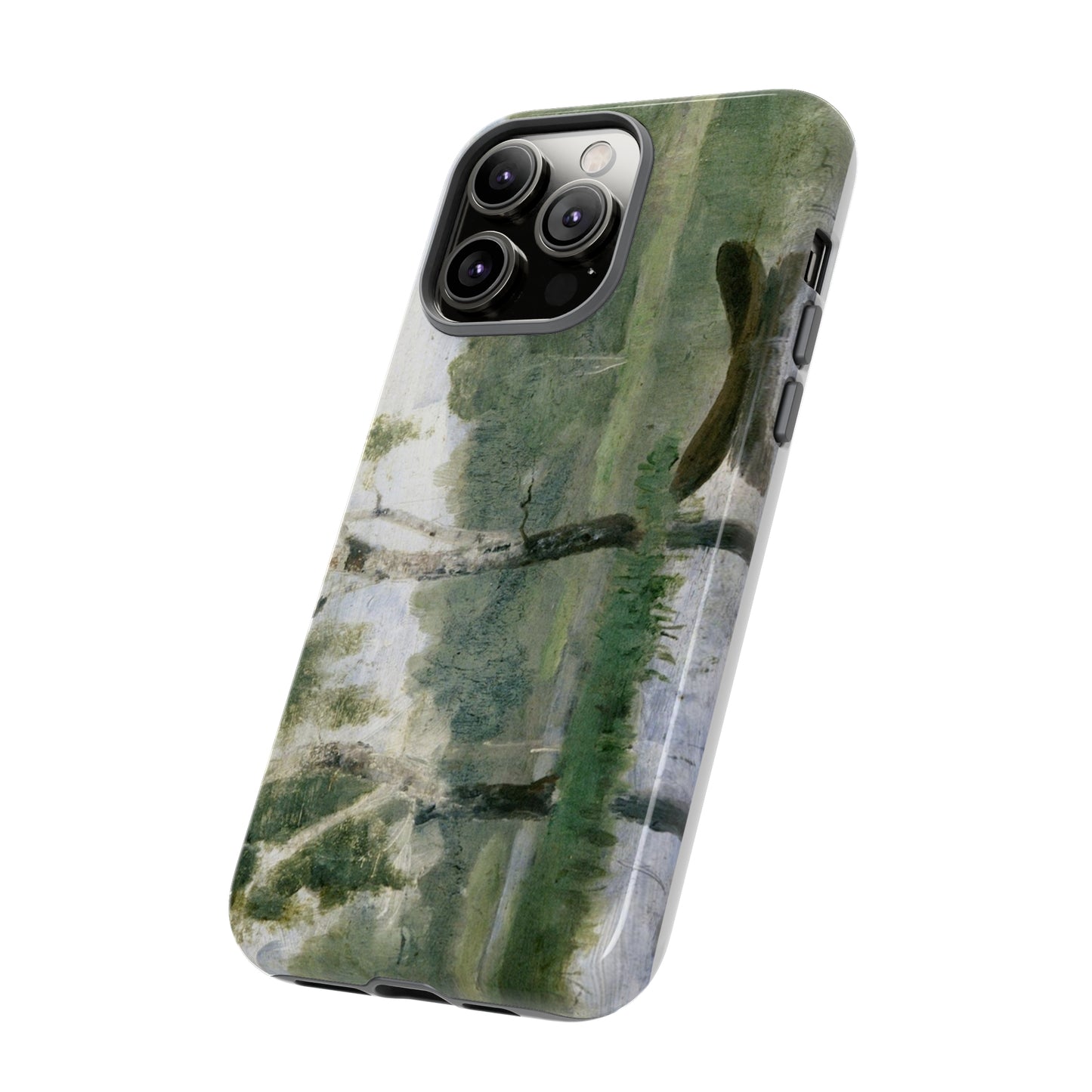 Small Lake with Boat by Edvard Munch - Cell Phone Case