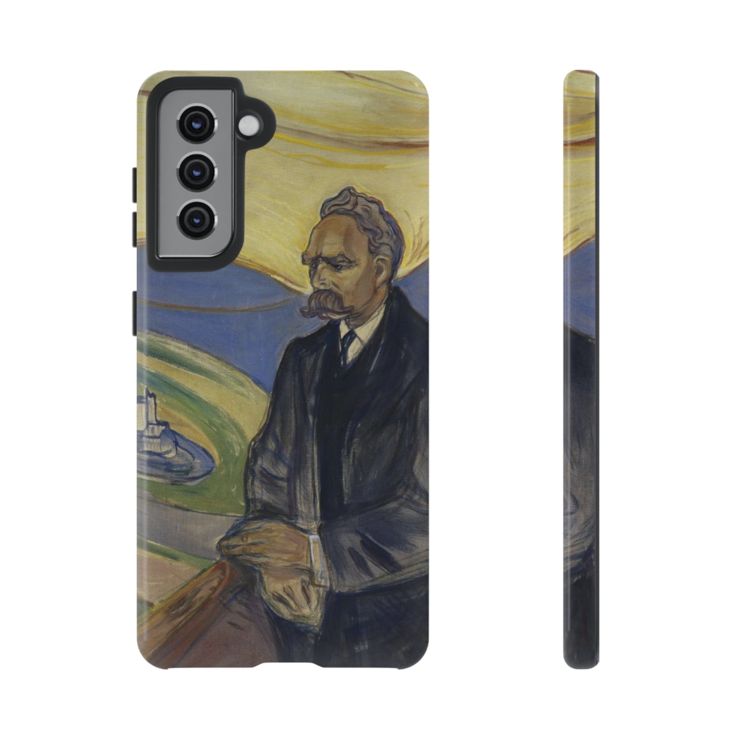 Friederich Nietzsche by Edvard Munch - Cell Phone Case