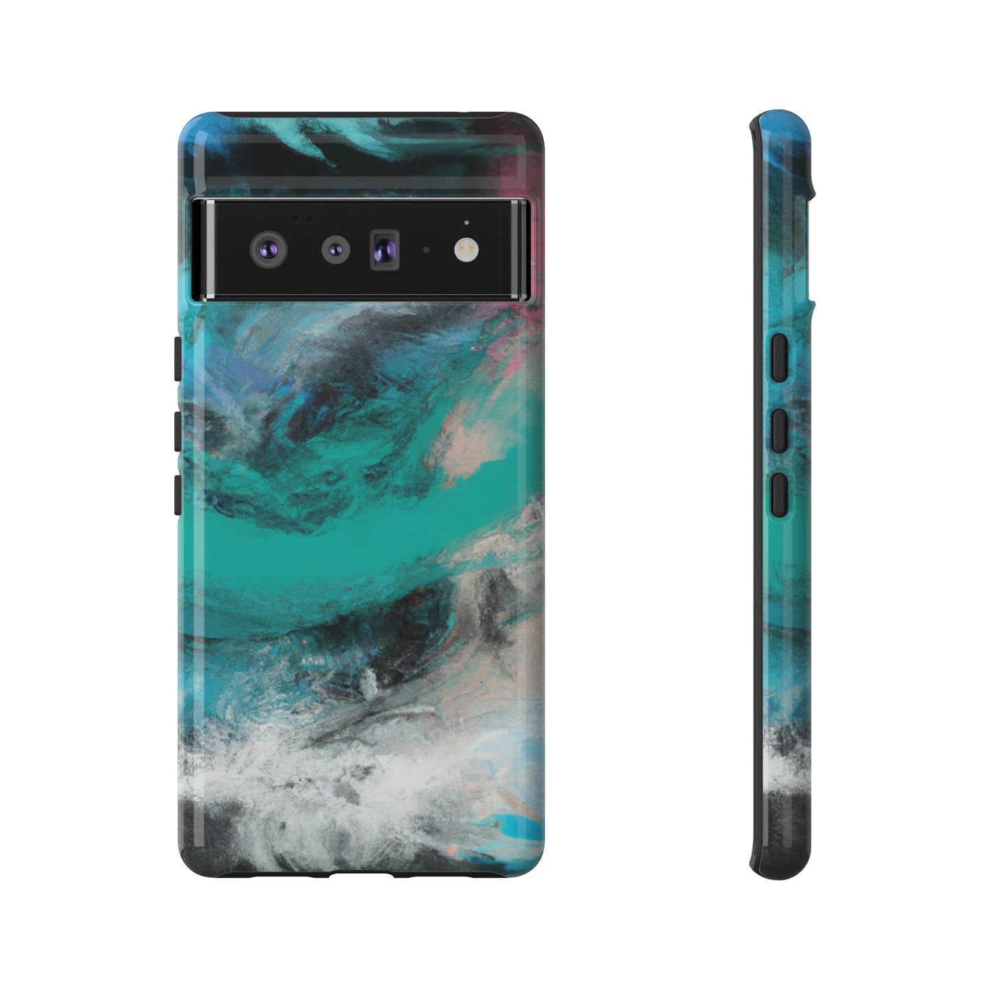 Troubled Sea AI generated - Cell Phone Case