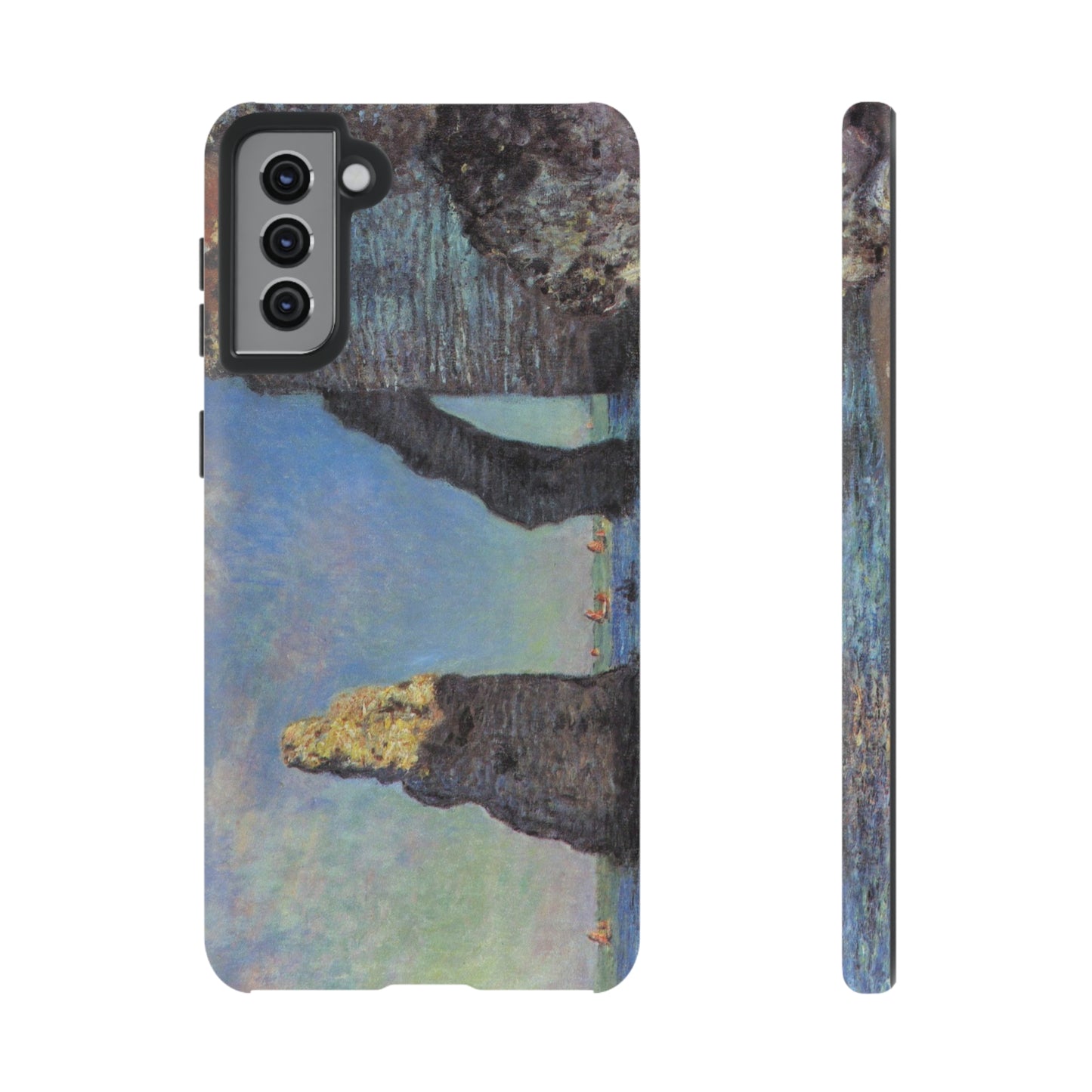 The Cliffs at Etretat by Claude Monet - Cell Phone Case