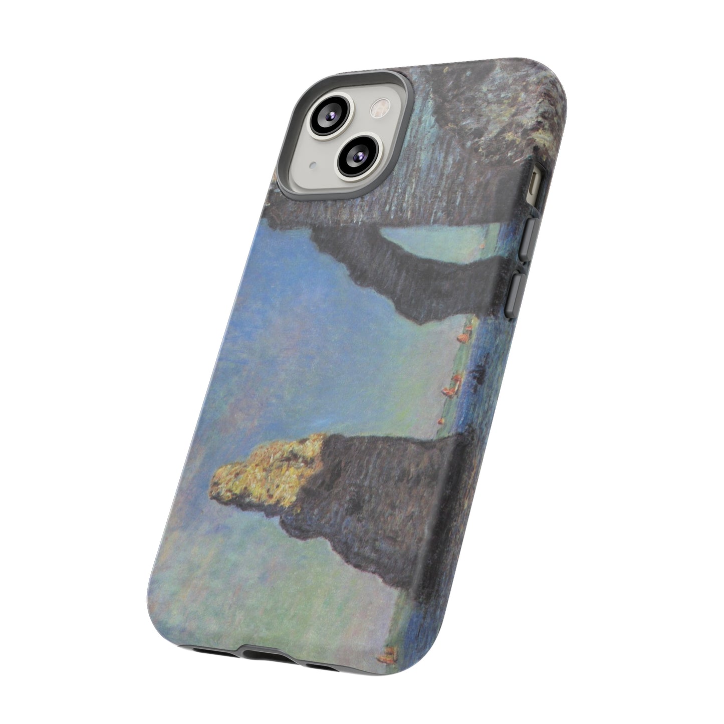 The Cliffs at Etretat by Claude Monet - Cell Phone Case