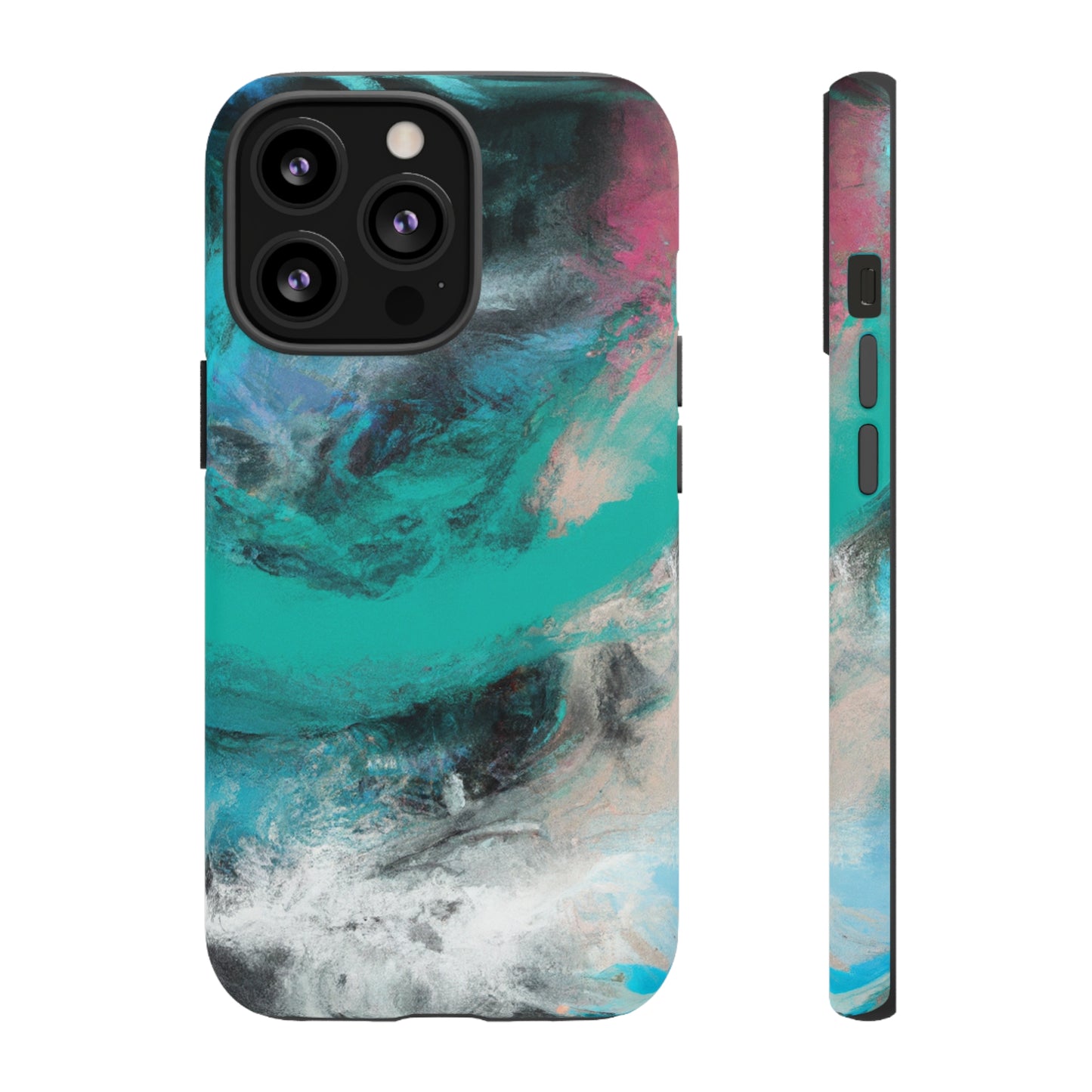 Troubled Sea AI generated - Cell Phone Case