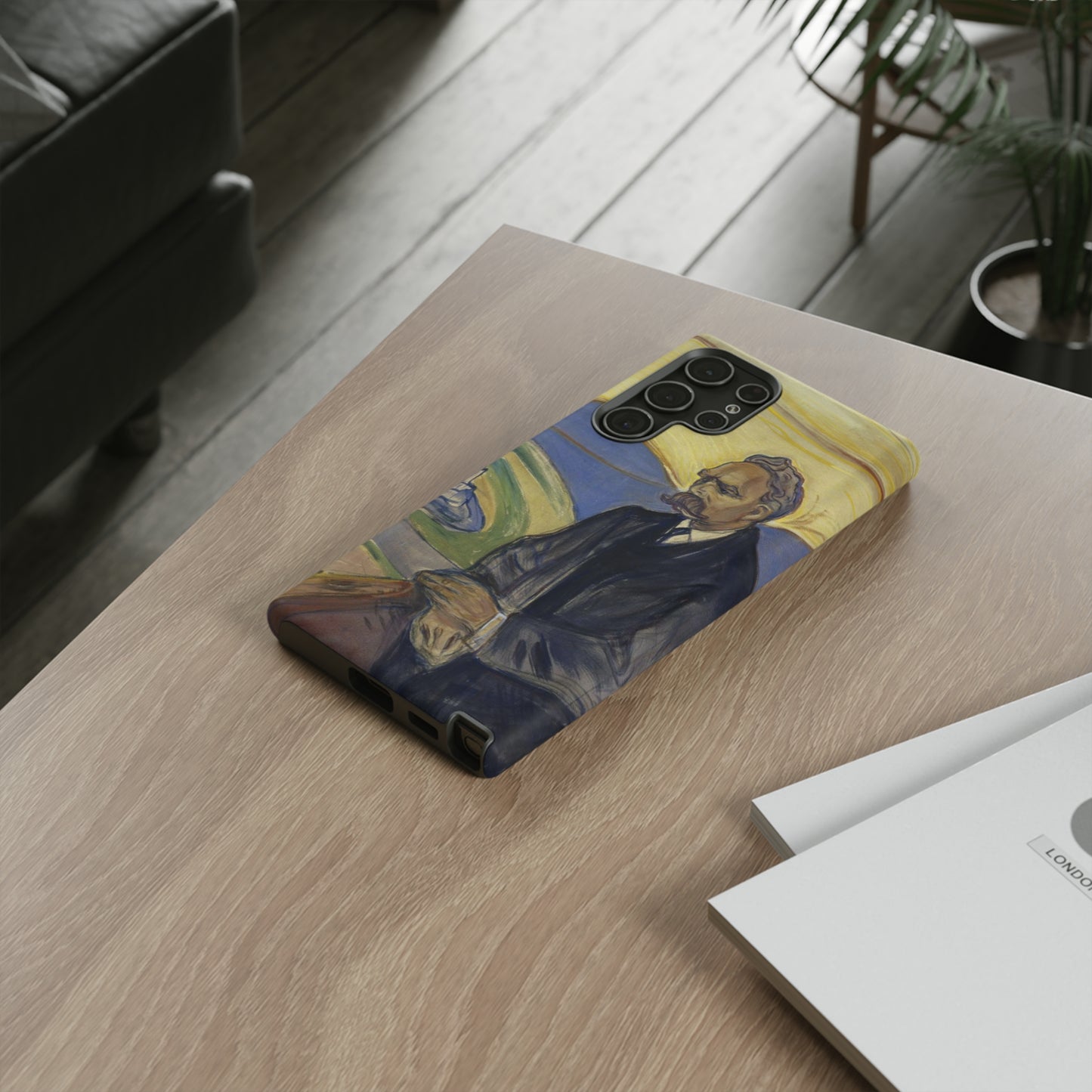 Friederich Nietzsche by Edvard Munch - Cell Phone Case