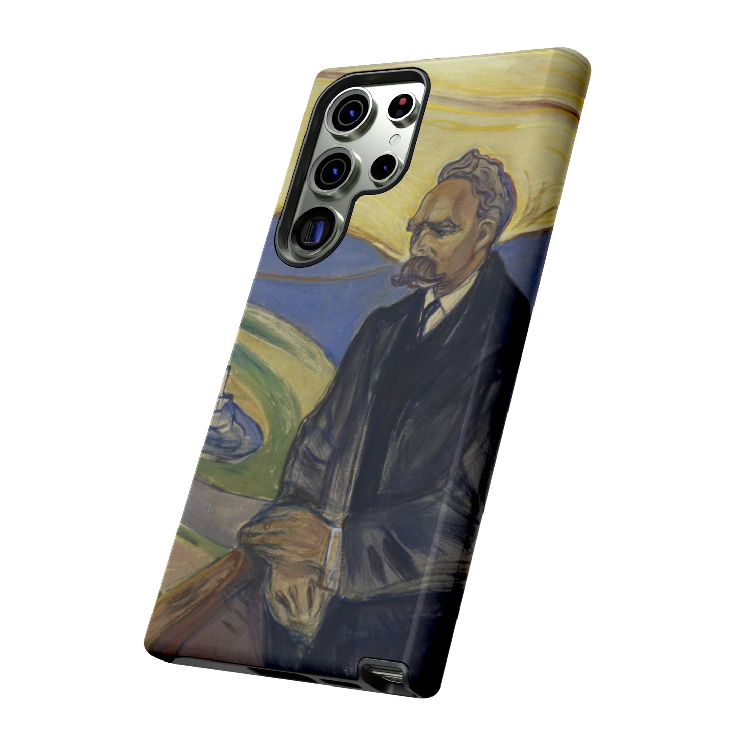 Friederich Nietzsche by Edvard Munch - Cell Phone Case