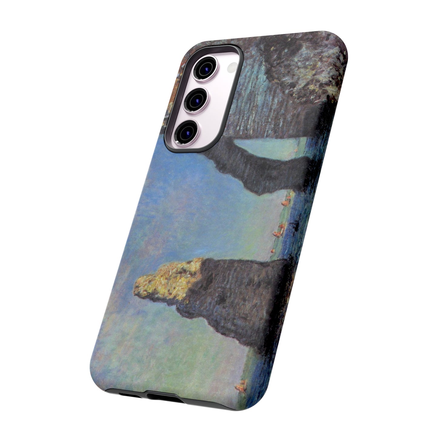 The Cliffs at Etretat by Claude Monet - Cell Phone Case