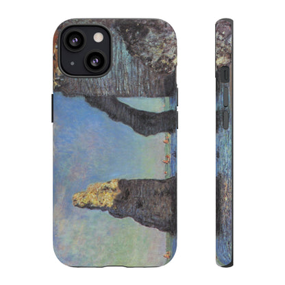 The Cliffs at Etretat by Claude Monet - Cell Phone Case