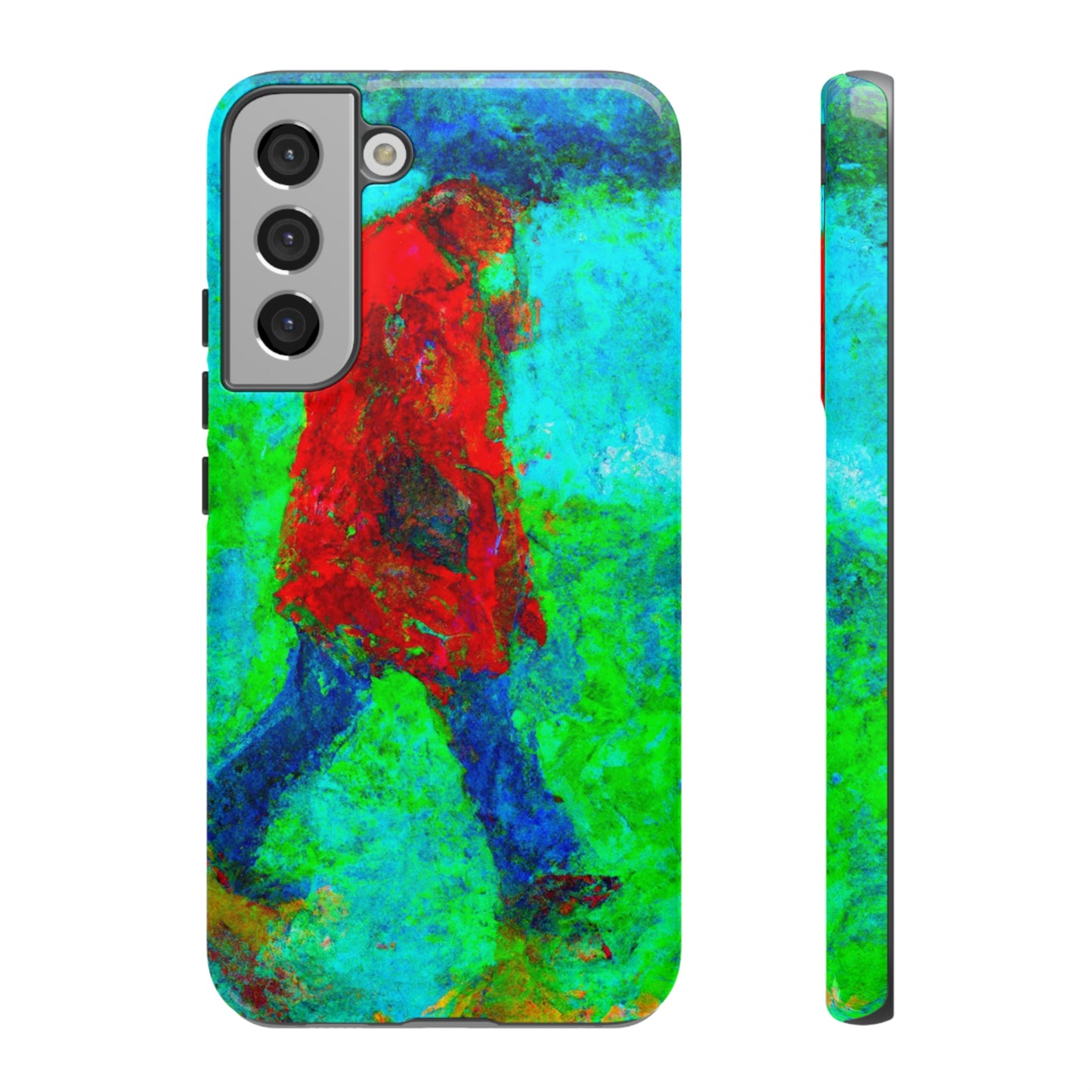 Lonely Man AI Generated - Cell Phone Case