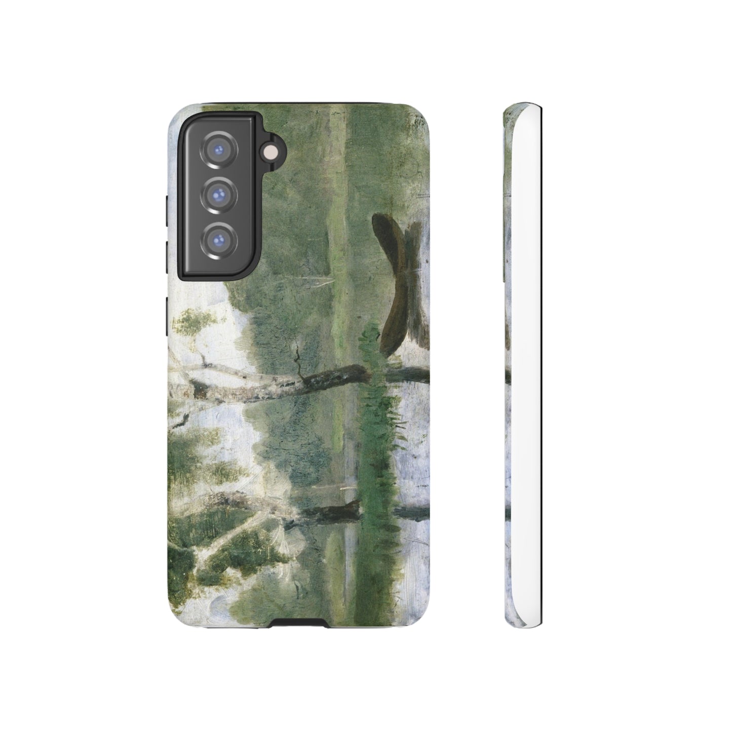 Small Lake with Boat by Edvard Munch - Cell Phone Case